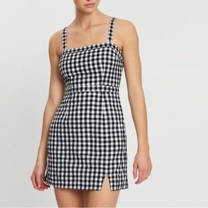 Abercrombie & Fitch Gingham Mini Dress (Size Small)